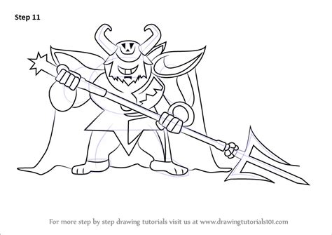 how to draw asgore.